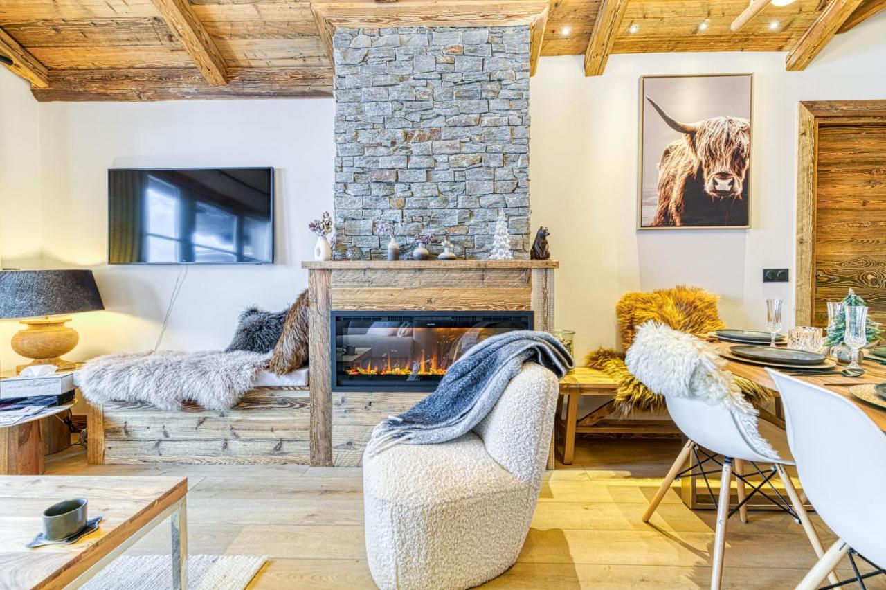 Appartement Style Chalet 5* Vue Mont-Blanc - Arc 1950 Les Arcs  Exteriér fotografie