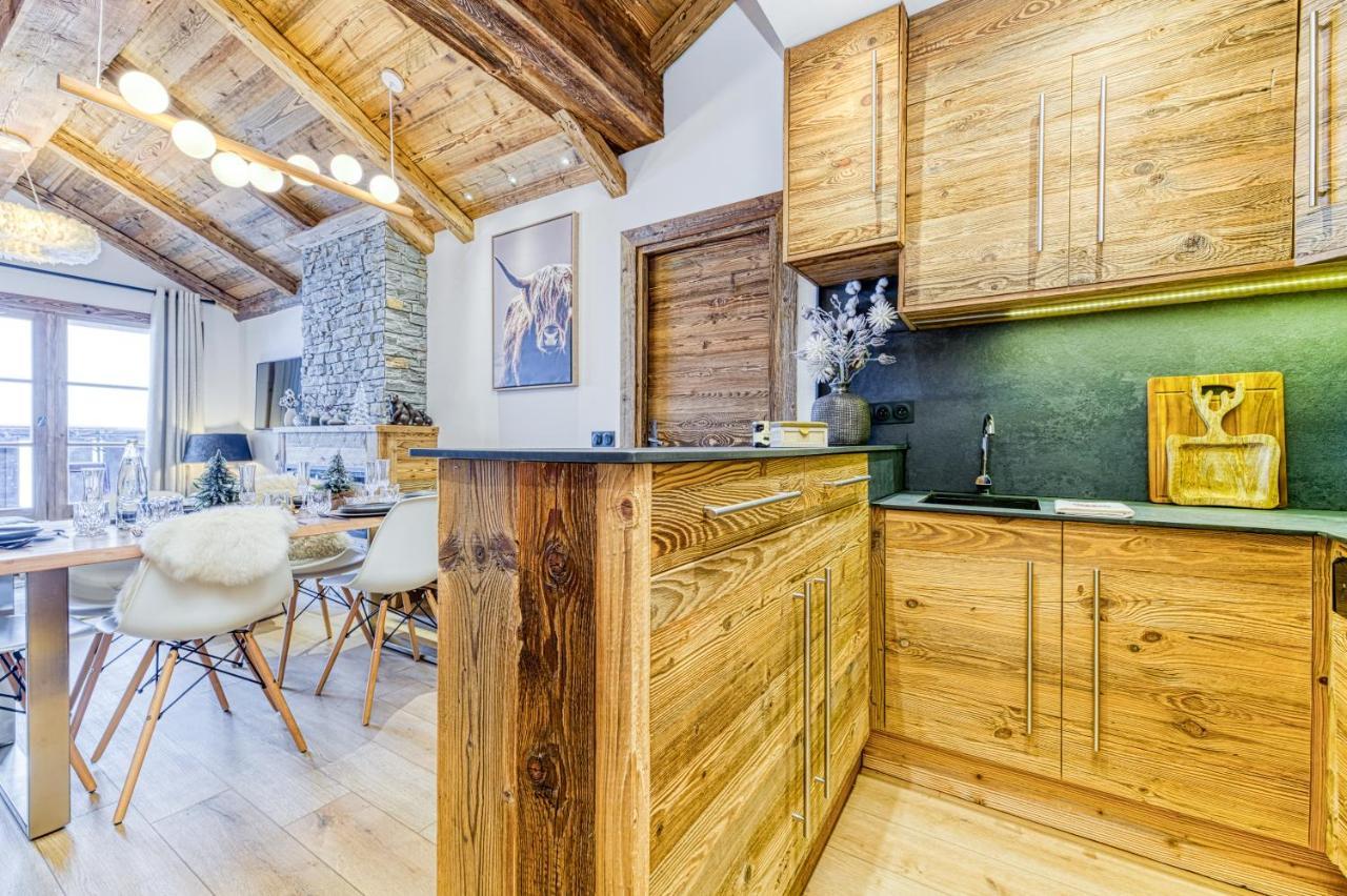 Appartement Style Chalet 5* Vue Mont-Blanc - Arc 1950 Les Arcs  Exteriér fotografie
